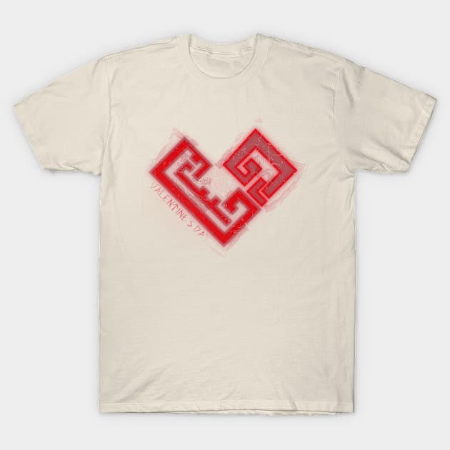 Valentine's Day T-Shirt by Mati Digital Art